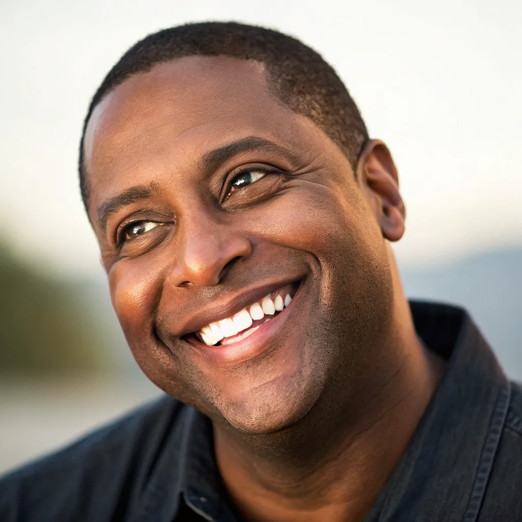Smiling portrait of Michael Brown